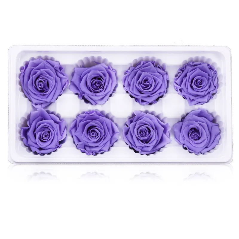 DIY Artificielle Rose Fleur Lumineux Couleur Décor À La Maison Délicat Fleurs Séchées Festival De Mariage Fournitures Nouveau Style 27hl Ww