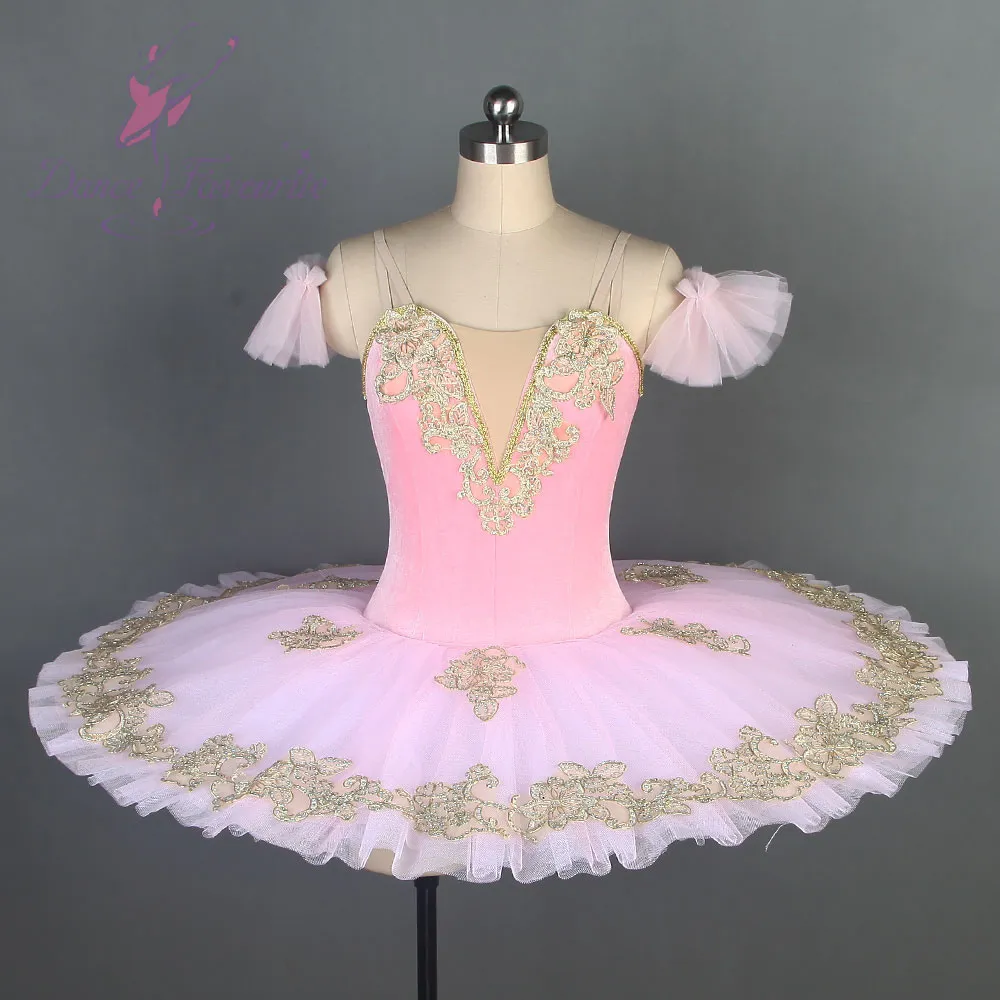 Pre-professional Ballet Tutu Black Velvet Top Bodice with Red stiff tulle Pink Ballet Tutu Dance Costume pancake