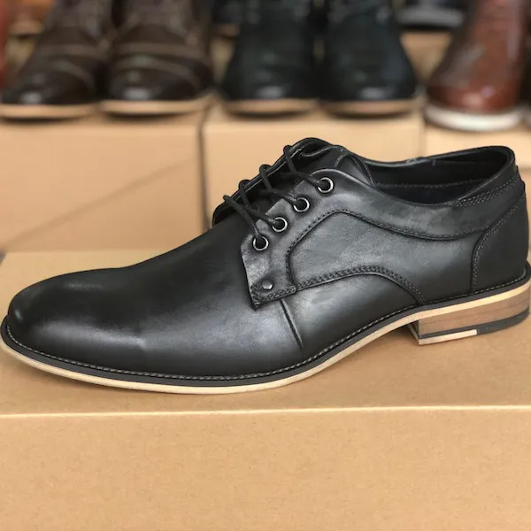 Mannen Smooth Lederen Brogue Schoenen Echt Calfskin Formele Jurk Schoen Lace-Up Wedding Party Leather Black Brown Punted Teen Oxford Schoenen