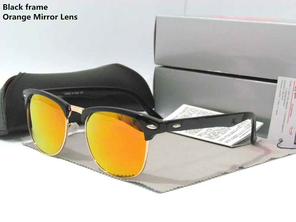 new AOOKO Sale Designer  Club Fashion Sunglasses Men Sun Glasses Women Retro G15 gray brown Black Mercury lens