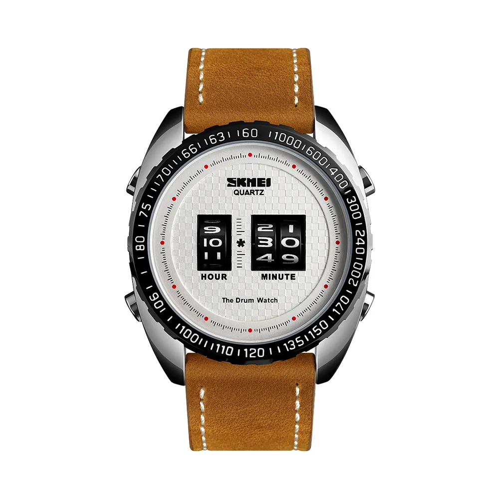 SKMEI 1516 Mens Waterproof Sport Watch Quartz Rebirth Wristwatch
