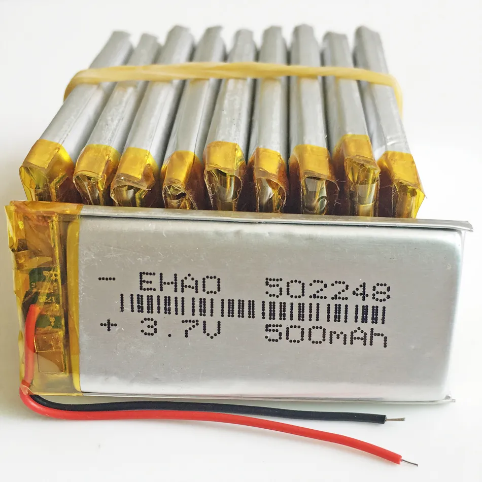 3.7V 500mAh 502248 Lipo Battery Rechargeable Lithium Polymer ion Batt