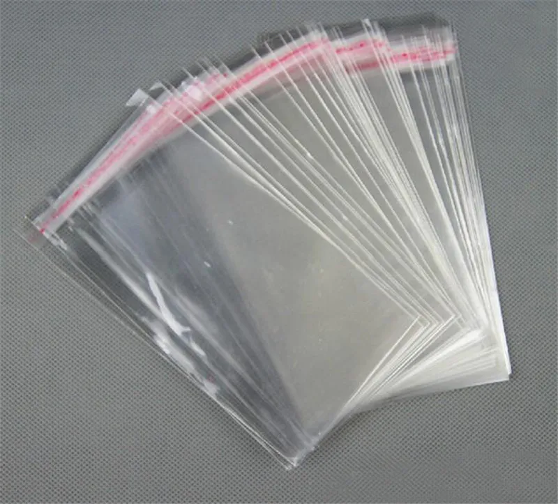 명확한 흰색 Resealable 휴대 전화 opp 폴리 가방 투명 opp 가방 포장 비닐 봉투 자기 접착 씰 4 * 6cm, 6 * 10cm, 14 * 20cm, 12 * 17cm