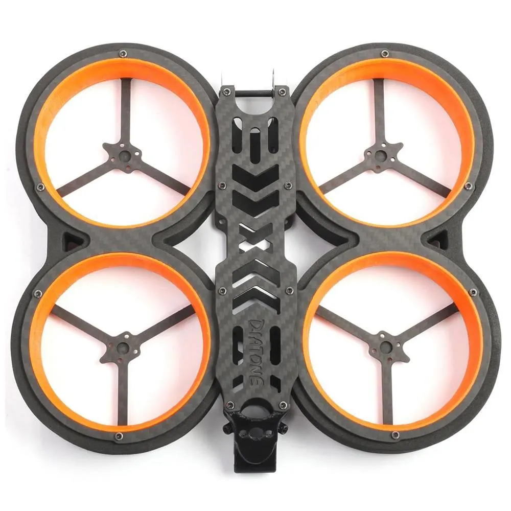 Diatone MXC TAYCAN DUCT 158 mm Kits de estrutura de fibra de carbono CineWhoop de 3 polegadas para FPV Racing Drone