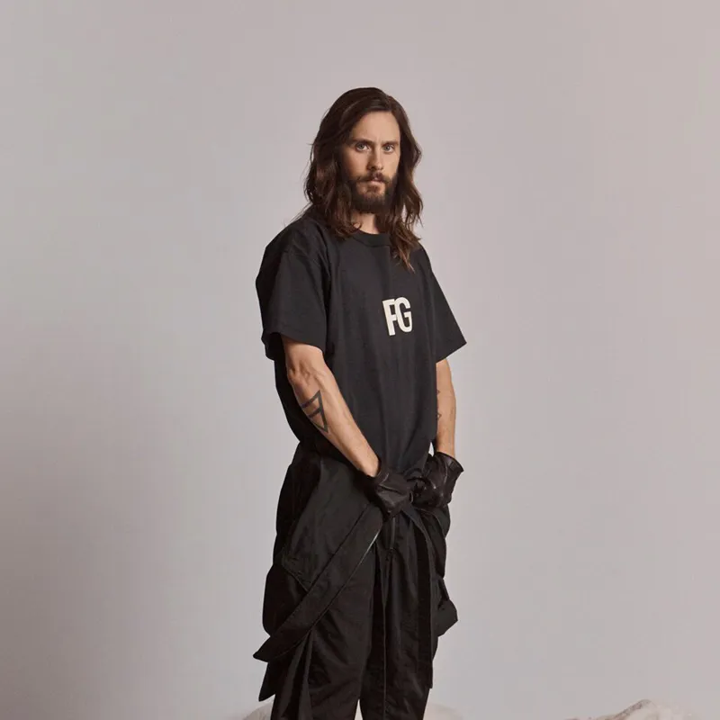 Fashion GOD 6TH INSIDE OUT FG Letter Printed T Shirt Casual FOG