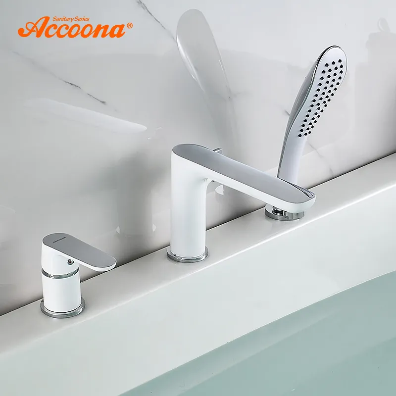 ACCOONA BAWTUB FAUCET CAPATINA Torda de torneira Misturador de banheira Misturada Misturada Torneiras de banheiro dividido Mistor de torneiras Robinet Baig A6519