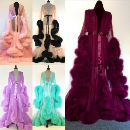 Whole-Womens Solid Lace Up Loose Satin Satin Silk Robe Dimono Dression Gown Wedding Party Bridesmaid Sleepwear Gown Full Slee247s