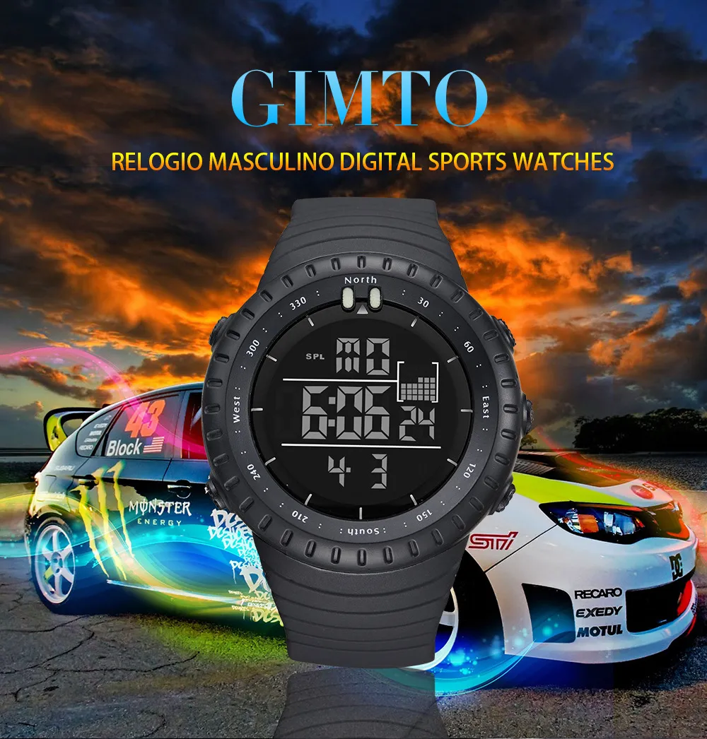 Reloj Para Hombre Relojes De Cuarzo Reloj Militar Digital Deportivo De Buceo