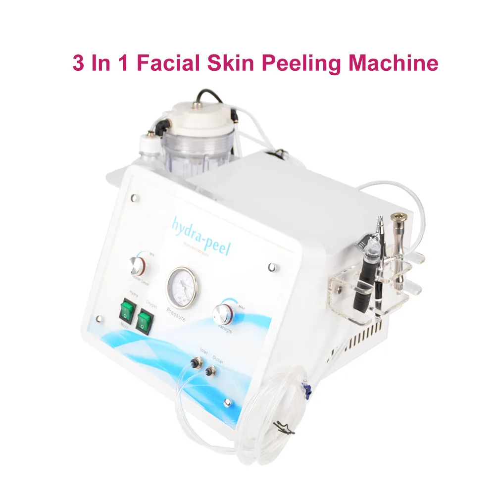 Hydra vatten dermabrasion maskin diamantmikrodermabrasion peeling ansikte rengöring hudvård anti aging skönhet spa användning