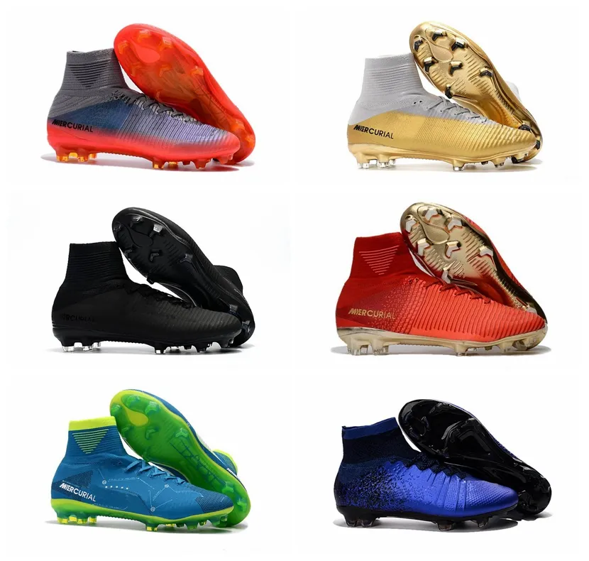 NIKE Recién llegado de color Tacos de fútbol Superfly Zapatos de fútbol para