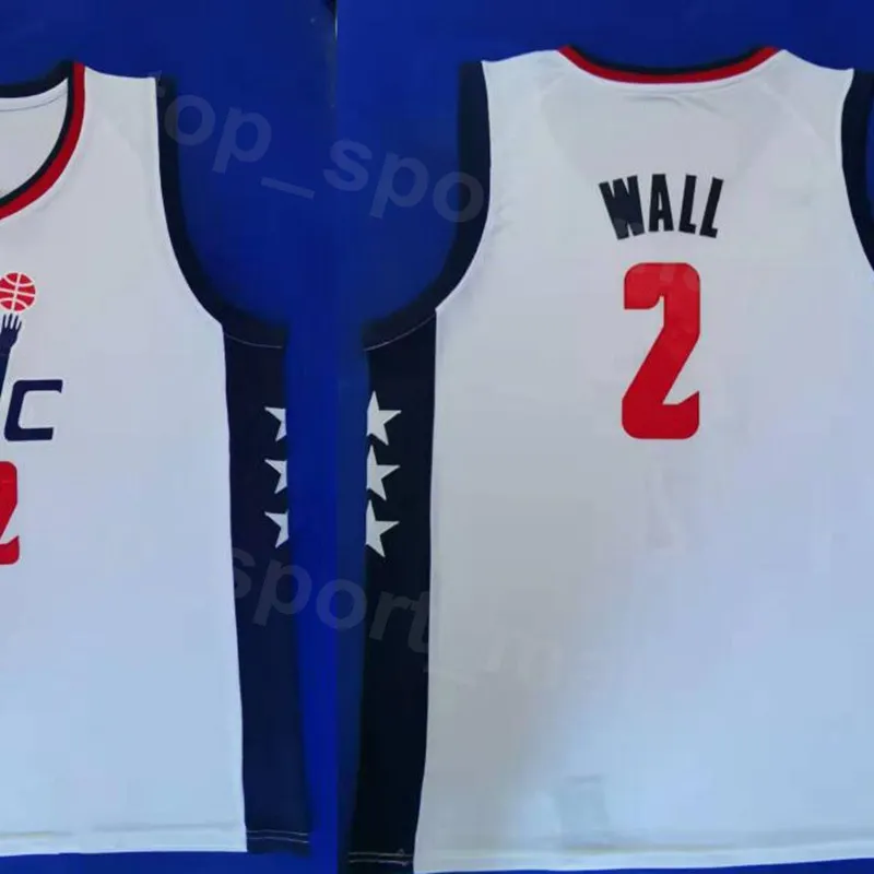 DHgate District of Columbia All Star Team Stithced Mens Basketball Jersey with John Wall 2 and Bradley Beal 3 Sports Outdoors