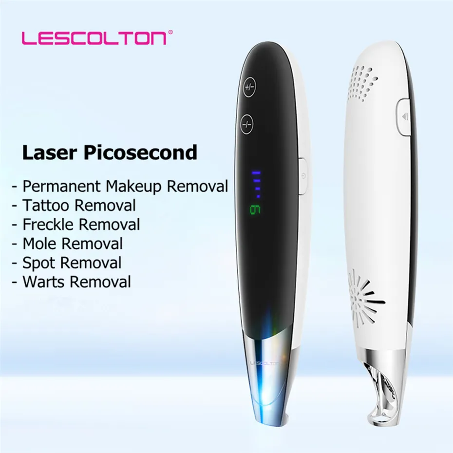 Lescolton Picosecond Laser Pen Blue Light Therapy Tattoo Pigment Scar