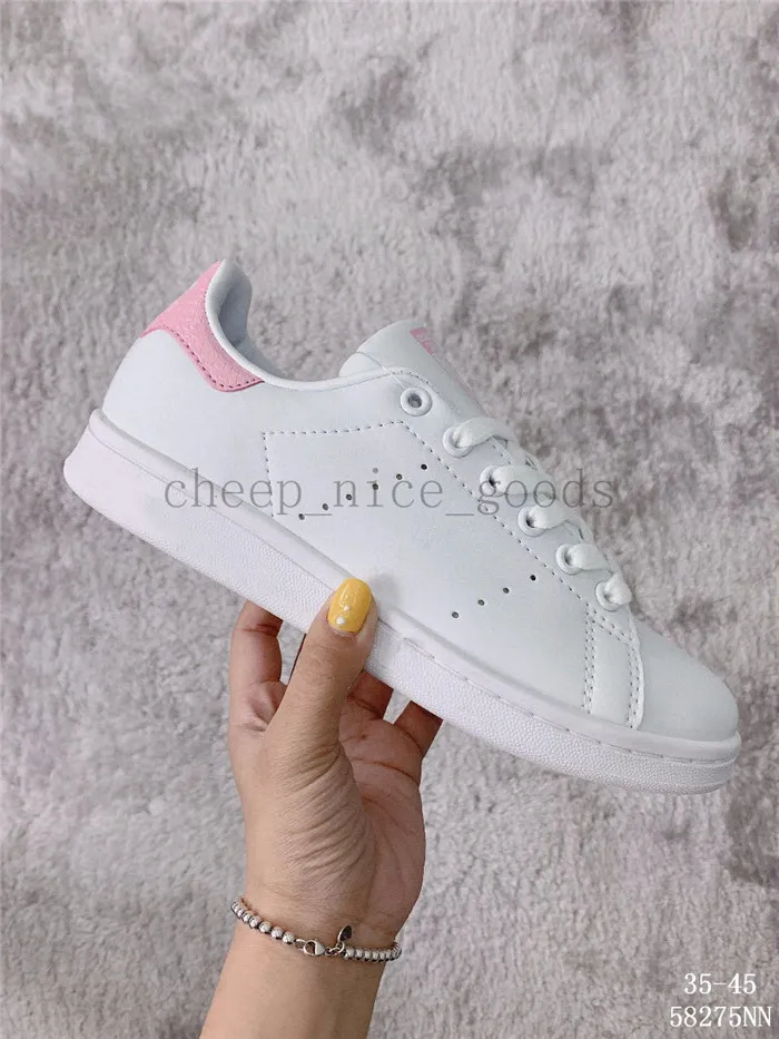 Roller Schoenen Dames Digner Originele Smith Heren Casual Schoenen Groen Zwart Wit Blauw Rood Roze Sier Heren Stan Mode Lederen Schoenen Flats Sneakers Maat 36-45