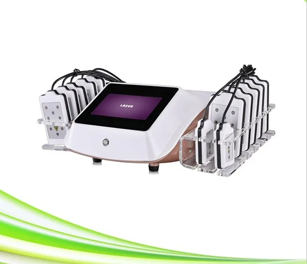 14 Lazer Pedleri Spa Salon 650nm Diyot Soğuk Lazer Liposuction Vücut Şekillendirme İnce Soğuk Lazer Terapi Makinesi Satılık