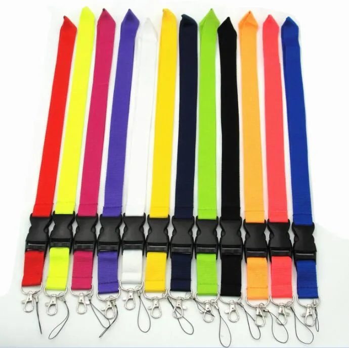 500 styles customized logo Lanyard available Neck Strap ID card Hang a Rope Buckle Wrist for Cell Mobile Phone String Key Chains NeckStrap