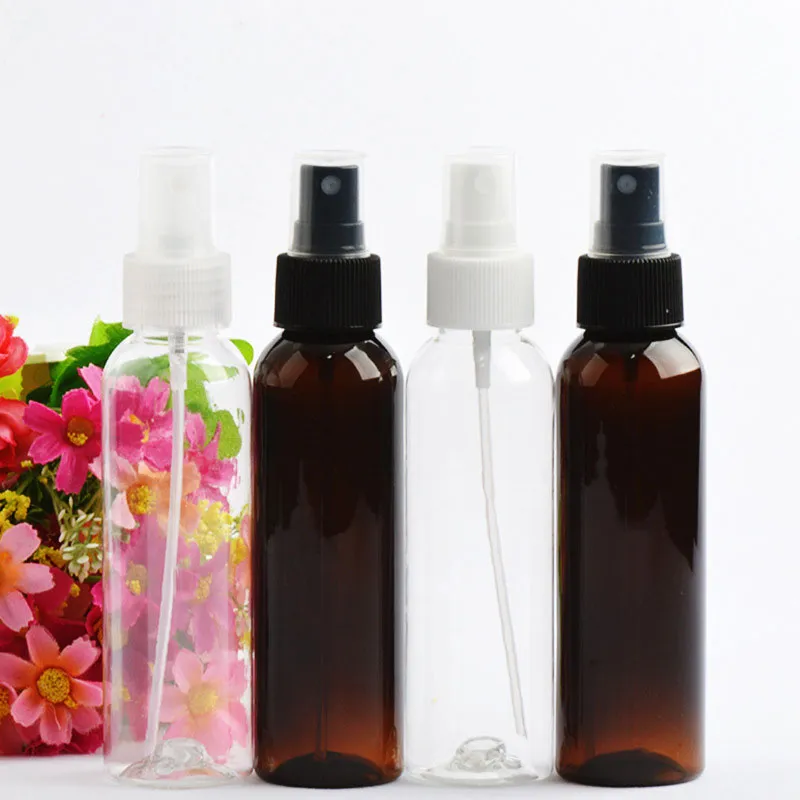 Flacone spray per nebulizzazione per cosmetici, contenitore per bottiglie riutilizzabili per bottiglie di profumo automatico per animali domestici 120ML 4OZ 50PC / LOT Negozio all'ingrosso