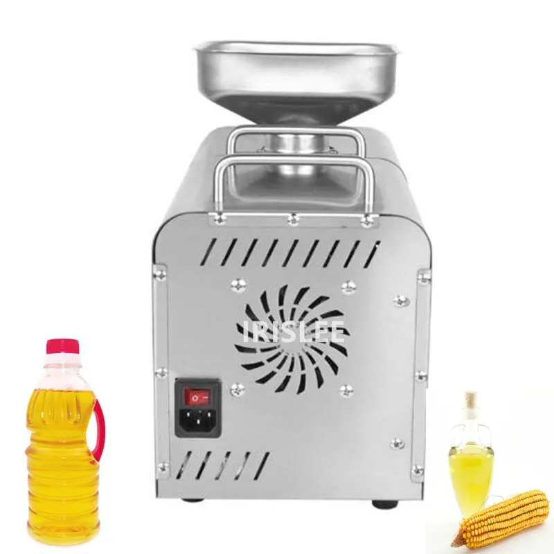 Digital screen control stainless steel oil pressure commercial household linseed oil press cold and hot pressed peanut oil press