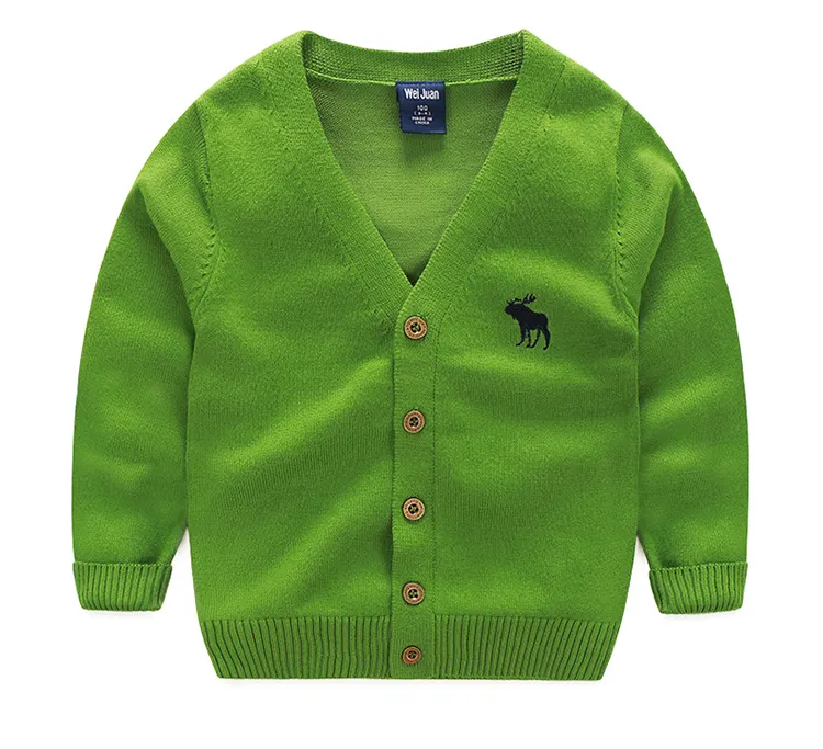 Baby Fashion sweater kids Cardigan Boys Girls Children Knit Sweaters spring Outerwear sweater Baby Clothes 2-7years