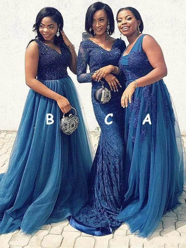 Mixed length bridesmaid clearance dresses