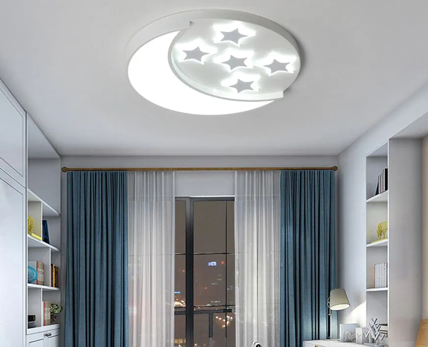 Oppervlaktemontage Plafondverlichting met afstandsbediening voor Jongen Meisje Kamer Baby Slaapkamer Lamp Huis Verlichting Lamparas Myy