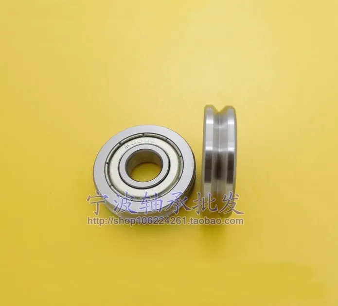 Lot De 2 Roulements à Billes V6000ZZ - 10x30x8 Mm, Rainure En V, Blindés - Pour Rails, Imprimantes 3D, Portes