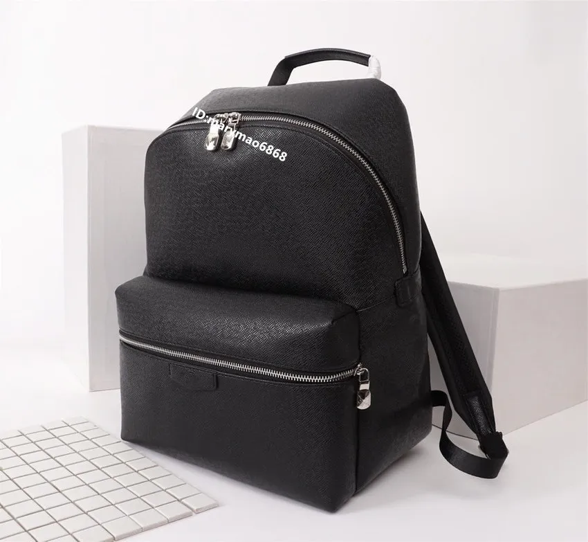Top Quality new style Luxury design Mens double shoulder backpack brand women's Laptop Bag Large Student Bookbag leather outdoor travel bags