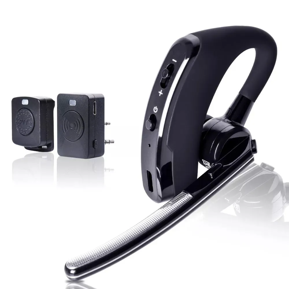 Suministro Al Por Mayor Baofeng Walkie Talkie Auriculares PTT Inalámbricos  Bluetooth Para Radio Bidireccional K Puerto Auriculares Para UV 5R 82 888s  De Rosegal, 11,35 €