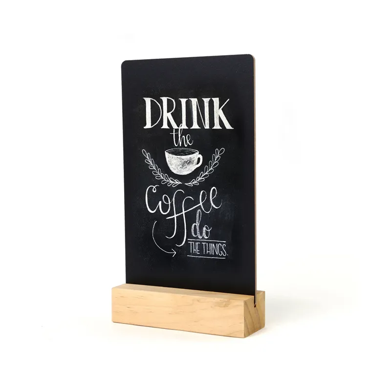 Mini Blackboard Message Stand Meny Stand Pris Display Rack Bänkskyltskylt Billboard Signage Plate Table Top Desk Sign