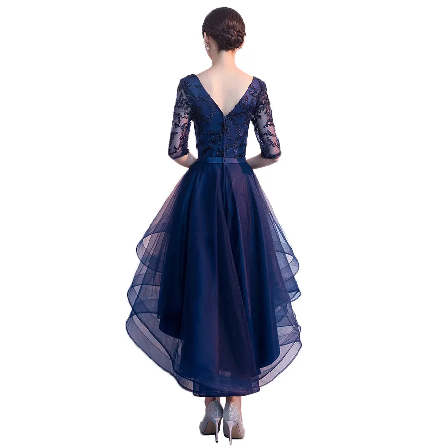 Cocktail gown long back 2025