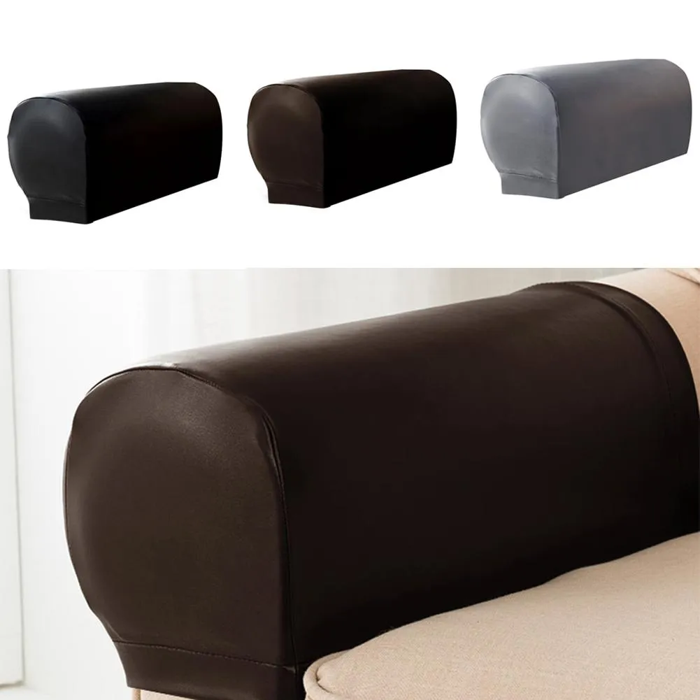 Practical PU Leather Couch Slipcover Furniture Elastic Waterproof