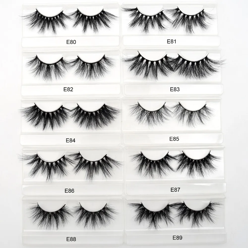 UPS/FEDEX! 25mm min lashes / 3D mink lashes /long lasting real mink eyelashes Big dramatic volumn eyelashes /private lable false eyelash