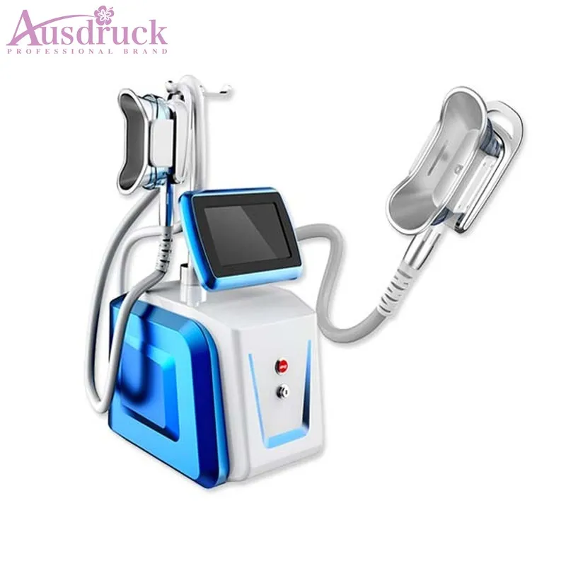 UE imposto portátil portátil 360 graus 2 alças Double Chin Cryolipolyse Cool Forma de Fatia Fio Cryotherapy Equipment Equipment Beauty Machine