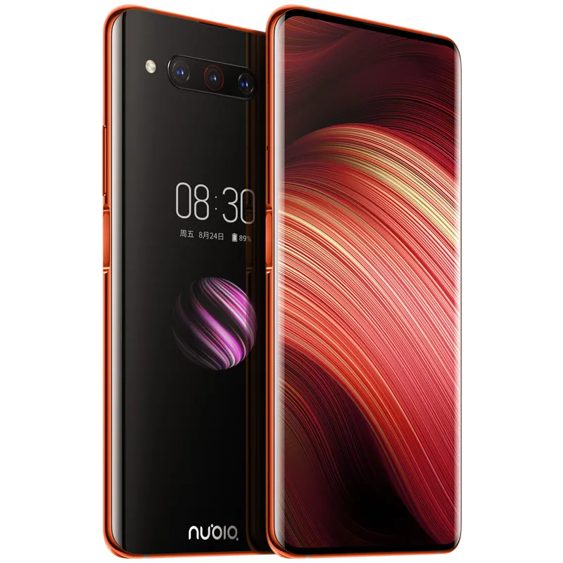 Originale Nubia Z20 4G LTE cellulare 8GB RAM 128GB 512 GB ROM Snapdragon 855 Plus Octa Core Android 6.42 "schermo intero 48.0MP HDR 4000mAh Fingerprint ID Smart Mobile Phone