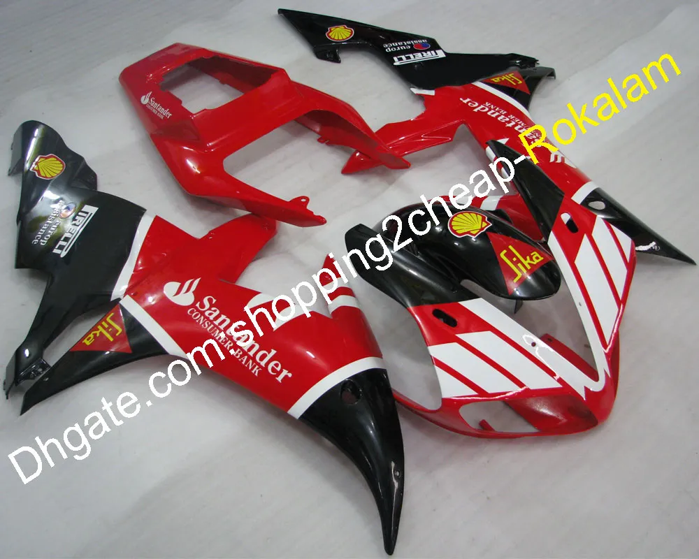Free Customized Fairings Parts For Yamaha YZF R1 2002 2003 YZF1000 02 03 YZF-R1 Fashion Motorcycle Cowling (Injection molding)