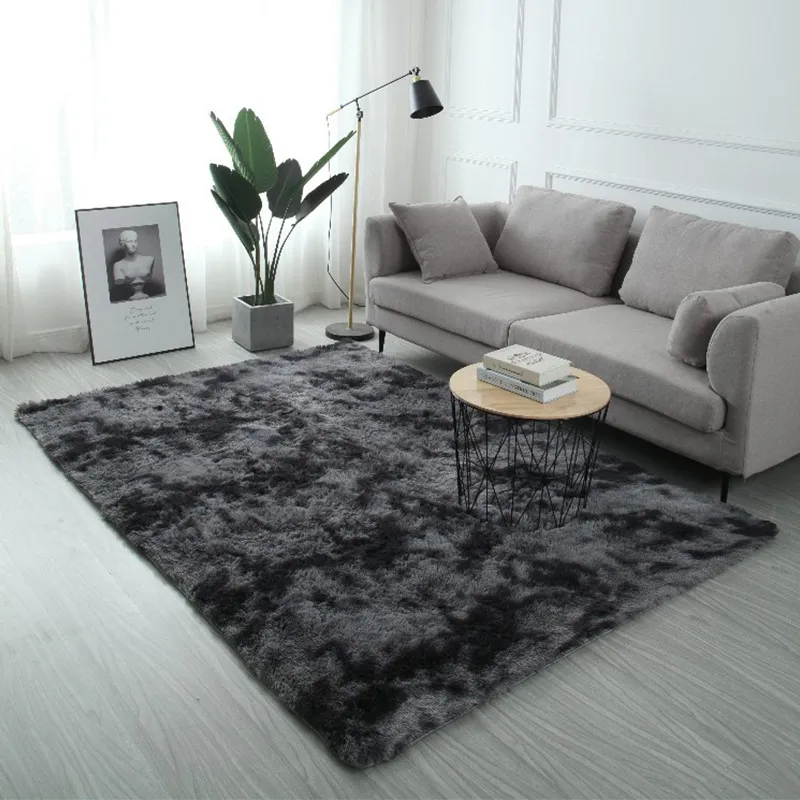 Plush Fur Carpet Livingroom Soft Shaggy Carpets Kids Room Hair Rugs Bedroom fluffy Rug Sofa Coffee Table Floor Velvet blanket Anti-slip Decor Mat Modern Large mats