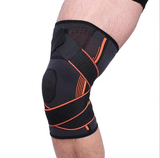 Outdoor Bergbeklimmen Lopen Kneekap 1 stks Mannen Dames Basketbal Drukbescherming Knie Stretch Fitness en Riding Protector