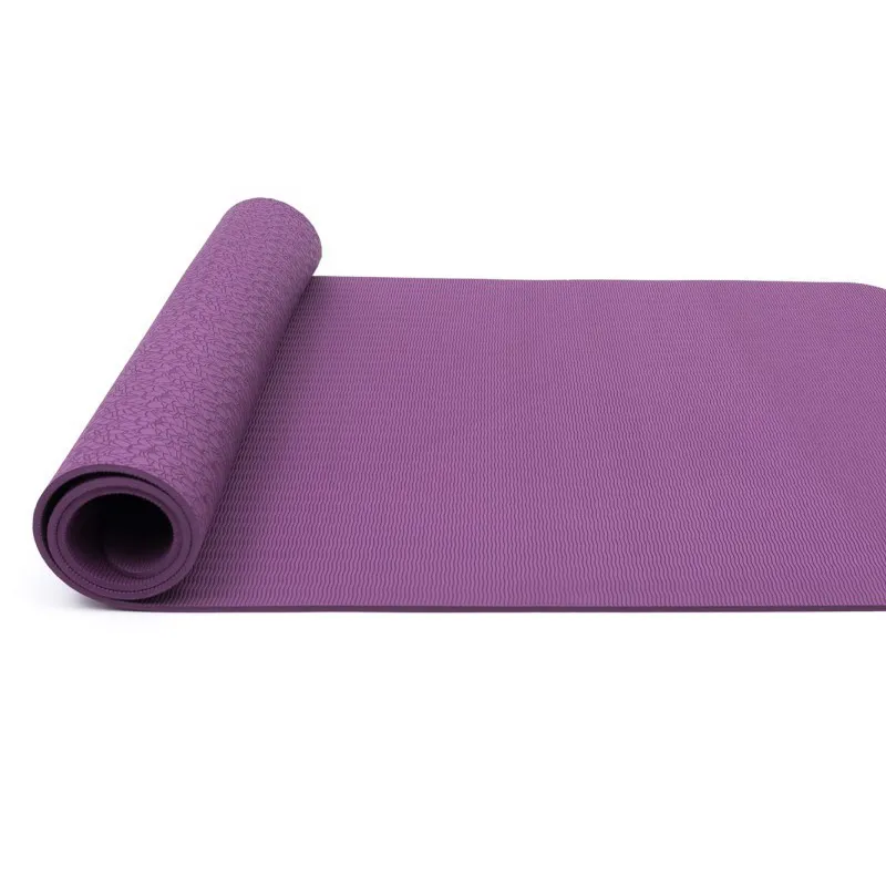  Heathyoga oferta por tiempo limitado, esterilla de yoga  antideslizante ecológica, sistema de alineación del cuerpo, material  certificado SGS TPE - superficie texturizada antideslizante y amortiguación  óptima, 72 x 26 pulgadas, espesor