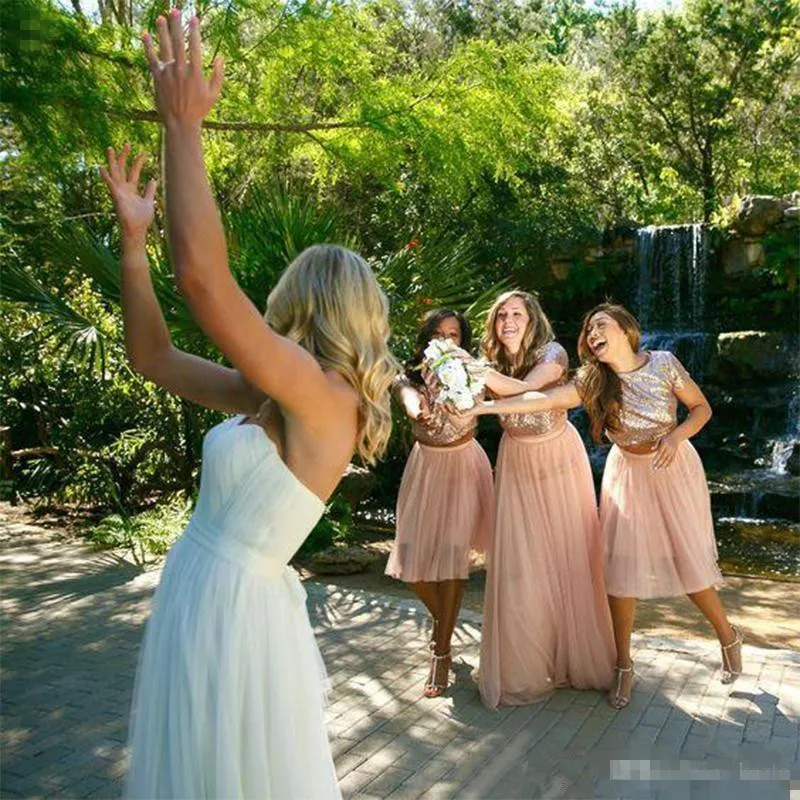 green emerald velvet dress Blush Pink Silk Satin Bridesmaid Dresses Cowl Neck Split – Lisposa main image 0