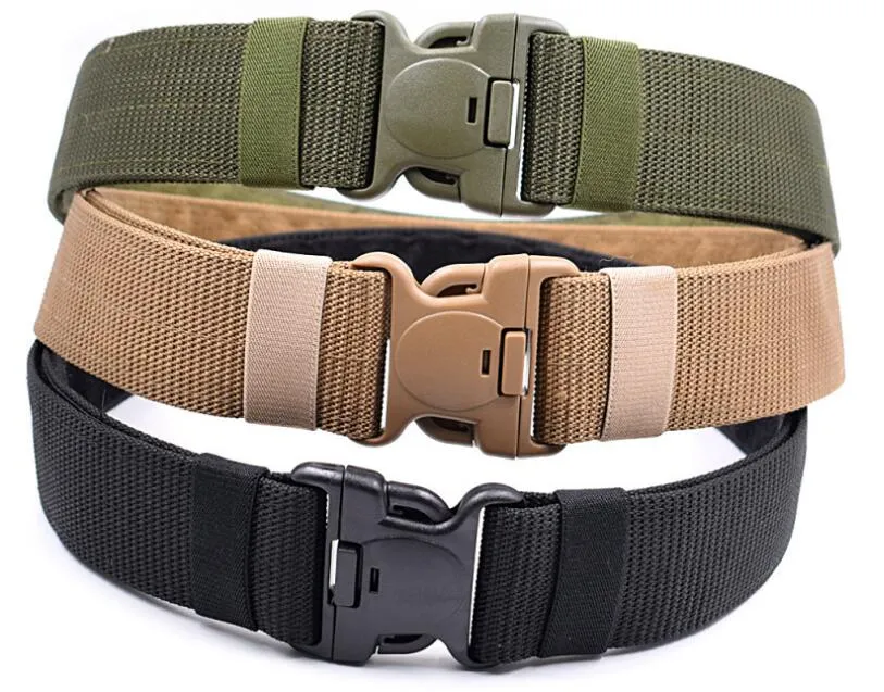 2019 Armée Ceinture en nylon Ceinture tactique extérieure Trainin hommes de haute qualité sangle de ceinture multifonctions