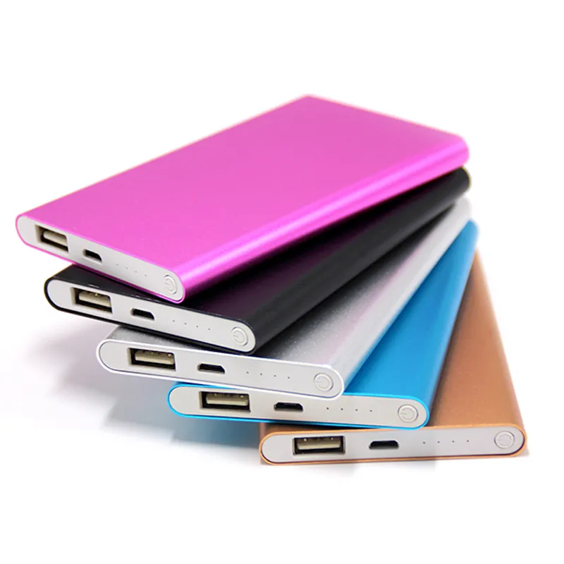 4000 mAh Power Bank Portable Slim External Battery Charging Charge with USB Cable