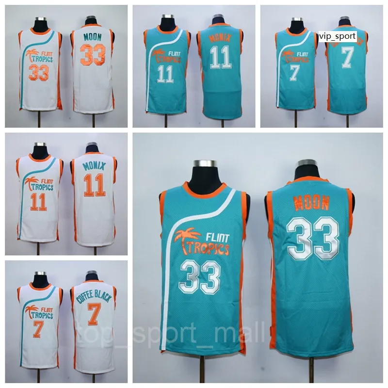 Save Big on Bulk Jackie Moon Jersey Jackie Moon Flint Tropics Semi Pro  Basketball Jersey Coffee Black Ed Monix Uniform Best Deals on DHgate