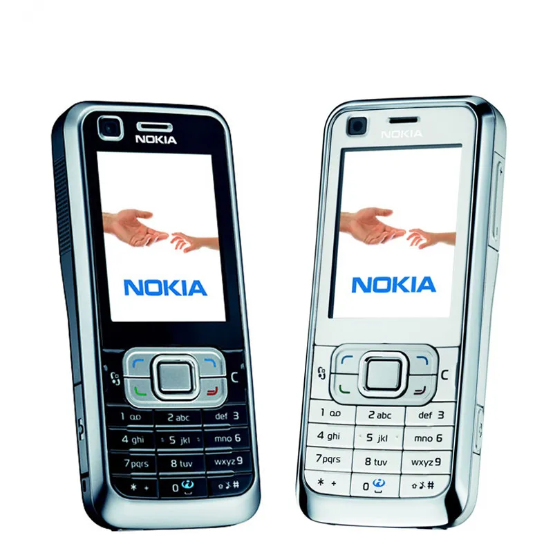 Оригинальный Nokia 6120 Classic English Keyboard 2,0 -дюймовый экран 2,0 -мегапиксельная камера Bluetooth WCDMA 3G Repormed Phone