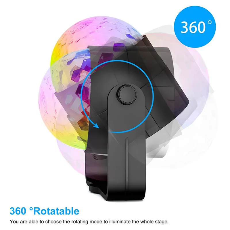 Mini Sfera Da Discoteca, 2 Pezzi, 5 V, Mini Luce Da Discoteca