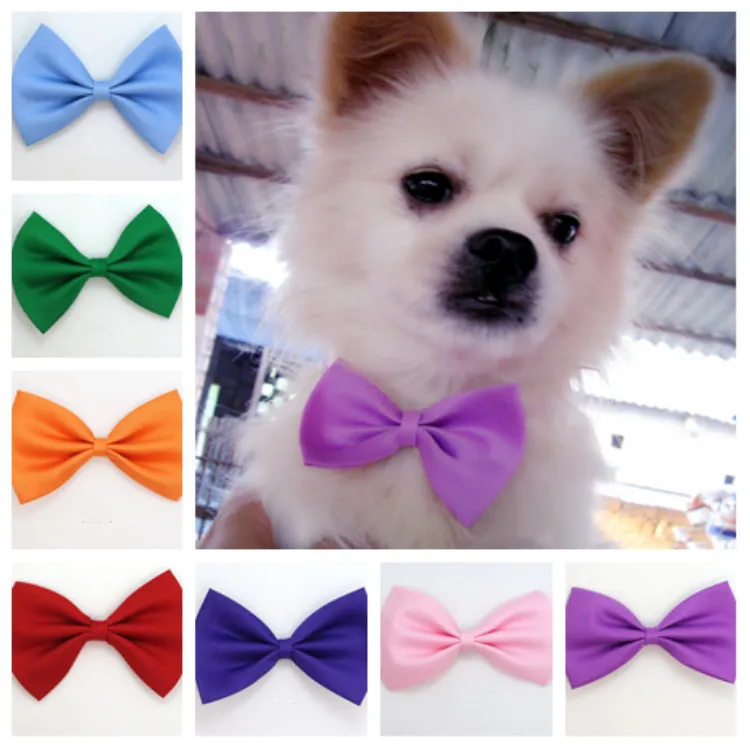 Cravatta per cani Cravatte per cani per feste natalizie Cat Pet Tie Copricapo papillon regolabili accessori per cravatte T2I5255