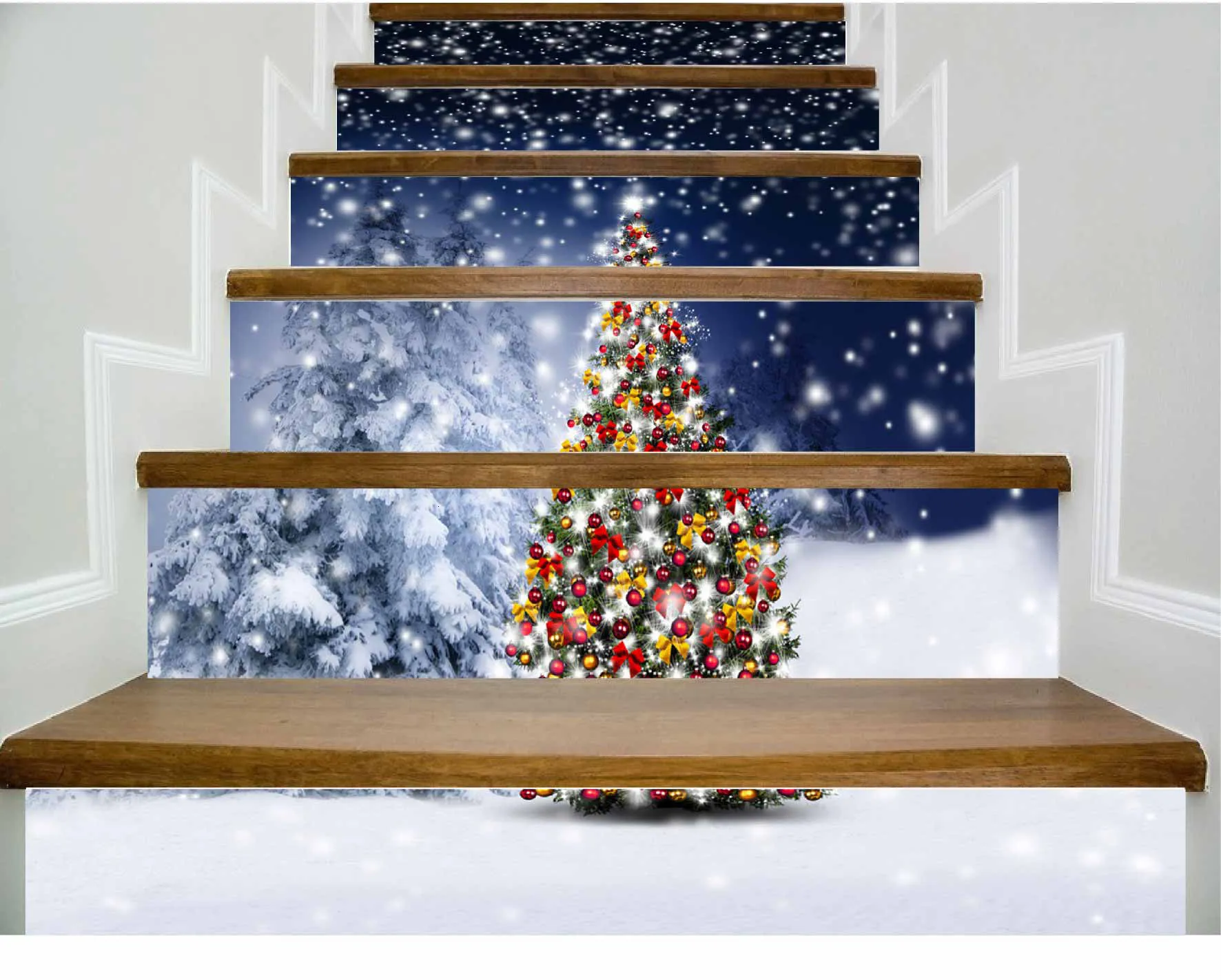 Leben Sie mit der eigenen Familie, Dekoration, 3D-Treppenaufkleber, kann Aufkleber verschieben, Schritte, renovierte Landzuschüsse, Lt063