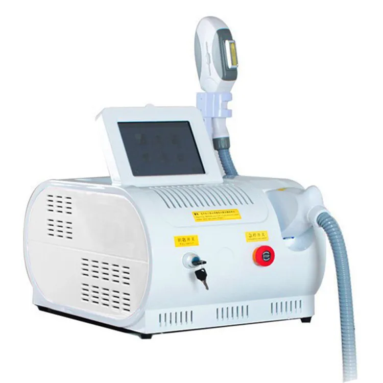 LIGADA E-LIGHT OPT IPL IPL LASER REMOVALMENTES DE CABELO MÁQUINA PELE DE EPILADOR DE EPILADOR DE REJUMENTOS PROFISSIONAIS DE EPILADORES Equipamentos de salão de beleza permanente para venda