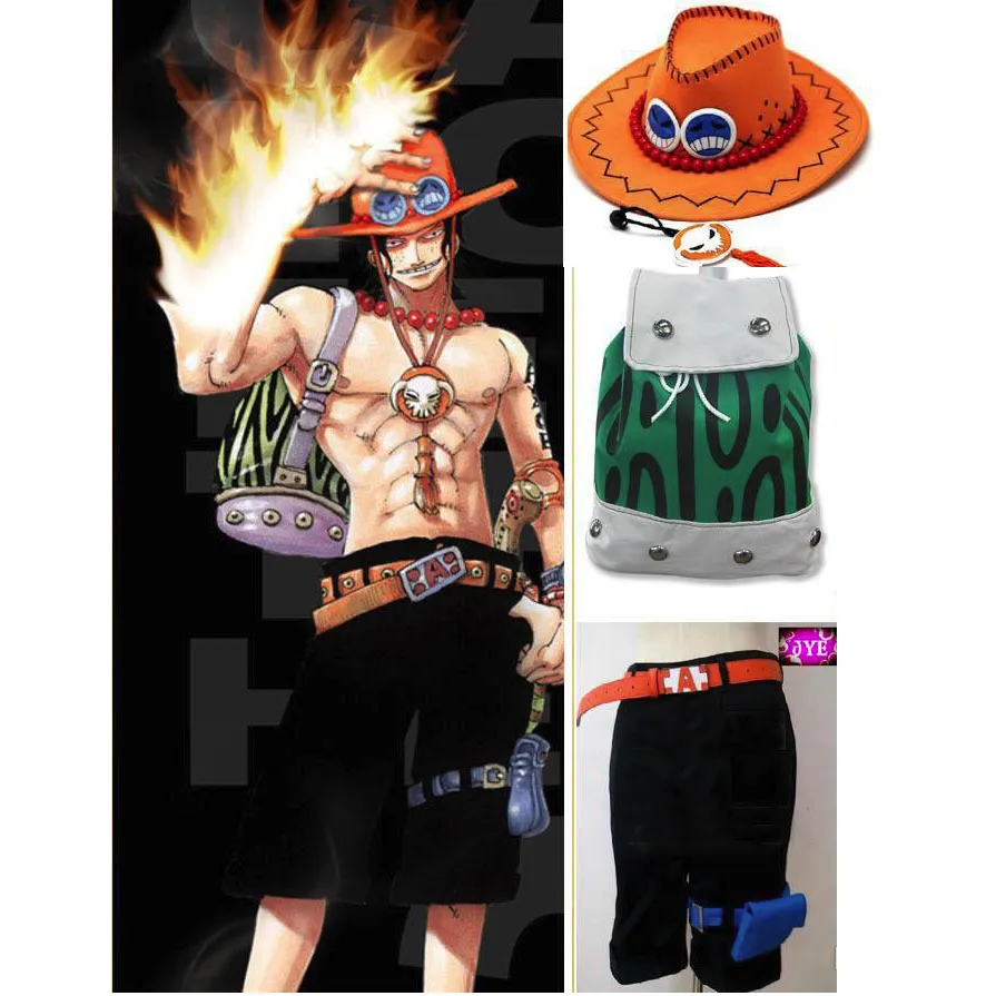 One Piece D Ace Cosplay Costume Set From Suneewei, 44.68