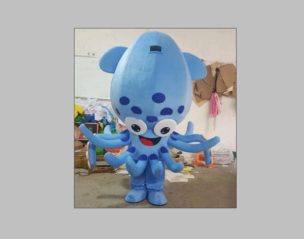 2019 fabriek hot inktvis cartoon pop kleding mode pop octopus octopus cartoon pop kleding kleding marine life mascotte