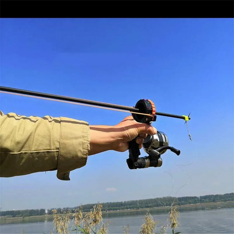 shooting fish bow arrow full set reel accessories tools parts fishing  slingshot archery target safety hunting catapult sling kit