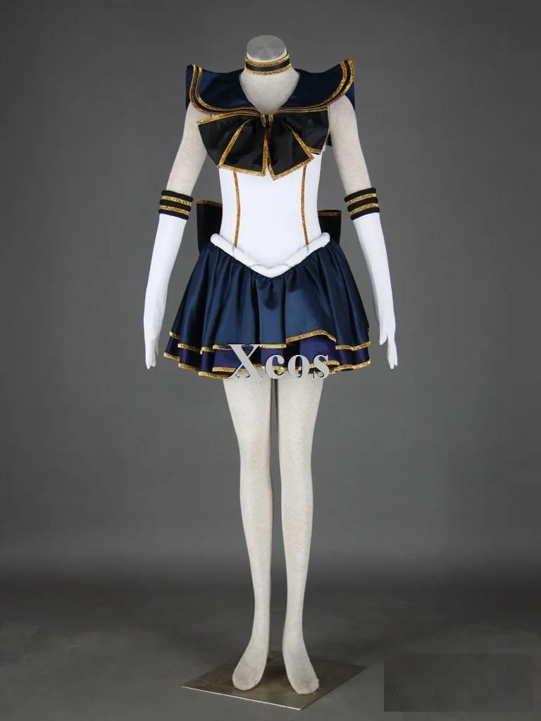 Sailor Moon Sailor Pluto Halloween Cosplay Kostymer Bomull Polyester Meiou Setsuna Halloween